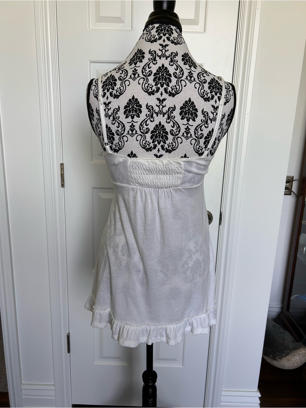 Y2K VTG Derek Heart sz Large baby doll top - Picture 3 of 7